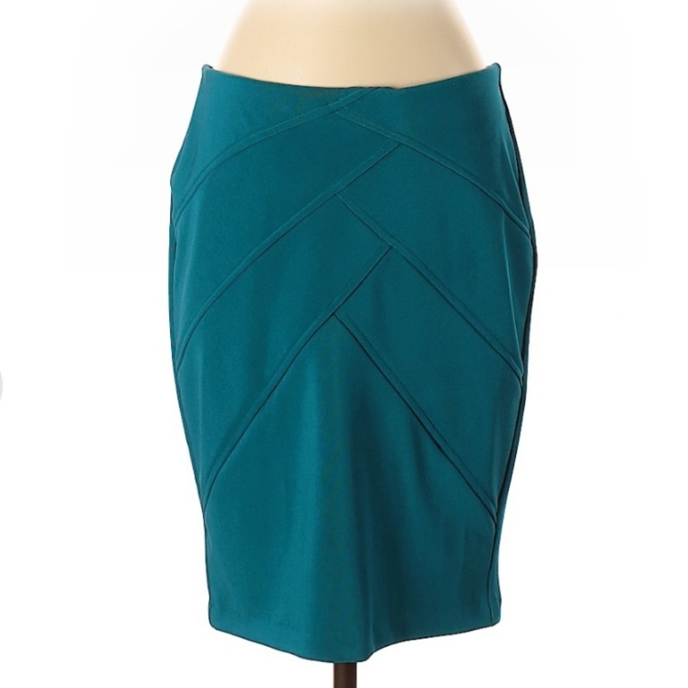 Teal blue skirt
